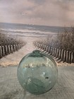 Antique Glass Fishing Float Buoy- Japanese  12  Tall   91cm 36in Circumference 