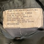 Vintage 1972 Ma-1 Usaf Vietnam Bomber Flight Jacket Vietnam 70s Green Xl Read