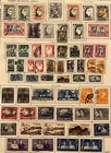 1930s-1950s South Africa Suid-afrika Loaded Stamp Lot On Album Page No Duplicate