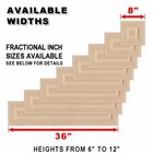Unfinished Mdf Square Raised Panel Drawer Fronts