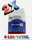 Red Star Active Dry Yeast-  2 Lbs   32oz  2pack