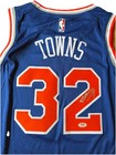 Karl Anthony Towns Signed Autographed New York Knicks Jersey Psa Dna Coa Kat