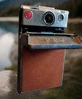 Polaroid Sx-70 Land Camera Alpha 1 Brown Leather Vintage Untested