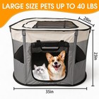 Portable Pet Playpen For Dog Cats Rabbits  Pop Up Dog Kennel  Indoor Outdoor Dog