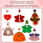 7 Set Holiday Porch Goose Outfits  Witch Santa Turkey Bunny Independence Vale   