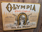 Vintage Olympia Beer Ad Reproduction Steel Sign Bar Pub Decor