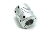 Us Stock 6 35x12 7mm 1 4 x1 2  Flexible Shaft Coupling Rigid Coupler D25mm L30mm