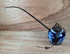 Antique Lao chinese Asian Water Pipe  Ceramic  Brass Stem     Rare Collectible