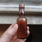 Deep Spring Tennessee Whiskey 4 1 4 mini Sample Bottle 1890s Pre Pro Hand Blown