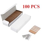 100x New Razor Blades Single Edge Extra Sharp Heat Treated Safety Knife Scrapers