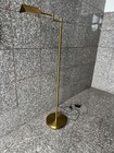 Vintage Mcm Mid Century Modern Style Pharmacy Floor Lamp Brass Adjustable Head