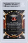 Joe Burrow Cincinnati Bengals Signed 2020 Panini Select  46 Beckett Rookie Card
