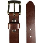 1 25  Cognac Full Grain Leather Belt Handmade In Canada By Zelikovitz