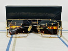 Cazal Sunglasses Tortoise Gold Frame Clear Lens Unisex Eyewear