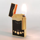 Dp Le Grand Dual Flame Lighter Ping Sound Natural Lacquer For Smoking Cigarette