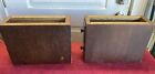 Antique Singer Treadle Sewing Machine 4 Wood Drawer Set Cabinet Table       E