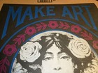 Shepard Fairey Obey Make Art Not War Painting Black Signed Poster  150 Gonzalez