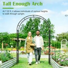 Garden Arch Trellis Arbor For Climbing Plants Roses Vines Outdoor Yard Lawn