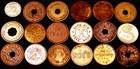  18  Old Amusement Trade Stimulator Slot Machine Arcade Token Coins