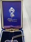 18    Waterford Crystal Heart Necklace With Original Box 18    Sterling Silver