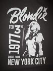 Blondie 1972 Concert T Shirt Licensed Retro Band Debbie Harry Women Large 12-14