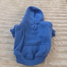 Zack   Zoey Basic Dog Hoodie Blue Sweatshirt Kangaroo Pocket Size Extra Small Xs