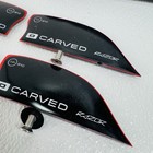 Carved Razor 3 Fin Set G10 1 7    Kiteboard  4 Pcs 