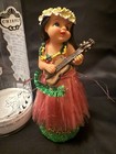 Hawaiian Dashboard Hula Girl Dancer Nodder Bobblehead Figurine  6 5    Vintage Box