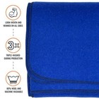 Arcturus Wool Blanket - 4 5 Lbs  Warm  Washable  64  X 88   royal Blue 