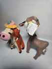 Dakin Dream Pets Vintage Clarabelle Cow And  Billy Goat