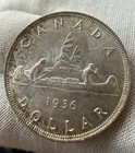 Canada 1936 Silver Dollar