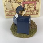 Wee Forest Folk Wff Ltd-01 Postmouster  rare - Retired In 1984    With Wff Box