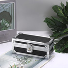Cash Box With Lock  Aluminium Alloy Money Box For Cash Lockable Money Storage Bo
