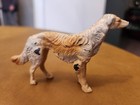 Old 1930s Miniature Lead Borzoi Hound - Dog For Doll Or Dollhouse