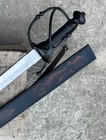 Hand Forged Rapier Sword Carbon Steel Collectible Sword Medieval With Scabbard