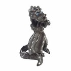 1986 Rawcliffe Pewter Metal Dragon With Towel Rf 1725 Miniature Art Figurine 3 