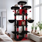 Ct81f 80  Big Cat Tower - Xxl Tree For Multiple Cats  Scratching Post   Hammock