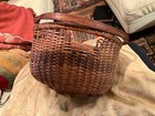 Antique Nantucket Basket 9 In Diameter 5 In Tall  Early 1900s Ferdinand Sylvaro