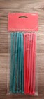 Vintage Swizzle Sticks Cocktail Stir Green And Red  Sealed Pack  Lot Of 2 