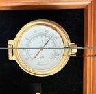 Barigo Weather Station Made In Germany  Wood And Brass