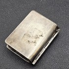 Vtg 17 27g Sterling Silver 925 Mexico Book Locket Pendant Mayan Aztec Trinket 