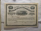 1870s Cincinnati   Eastern Telegraph Company Ohio Unissued Rr Stock Certificate