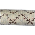 Vintage Zip N    Fit Shelf Liner Lining Drawer Retro Vintage Cream Flowered 1982