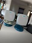 Rare Vintage Altec Lansing Pc Subwoofer   Speakers Translucent Aqua Teal Acs65i