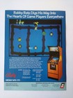 Adventures Of Robby Roto Arcade Flyer 1982 Original Video Game Retro Vintage Art