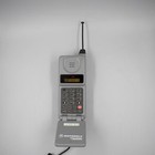 Motorola Digital Communicator Flip Open Cell Phone Antenna Vintage 1990s Gray