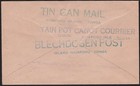 Tonga 1936 Tin Can Mail Cover Ex Steamer Monowai                           e1590