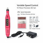 Electric Drill Nail File Acrylic Manicure Pedicure Portable Salon Machine Kit Us