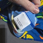 Hanna Andersson Kids Blue Pineapple Print Long Sleeve Rash Guard Swim Top Size 4