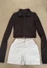 Women   s Size Small Shein Workout Jacket   Shorts Bundle